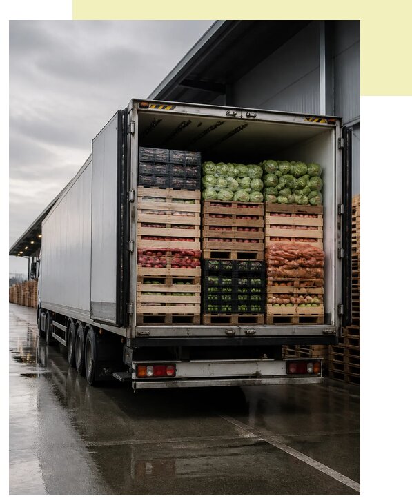 Перевозка плодоовощной продукции в Кропоткина по цене от 5430 р. | Агросервис-Крп